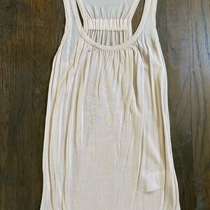 Ted Baker Cream Smocked Tank Top